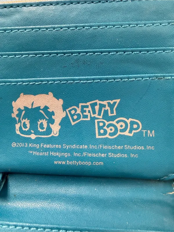 Betty Boop snap closure wallet bedazzled - Image 2