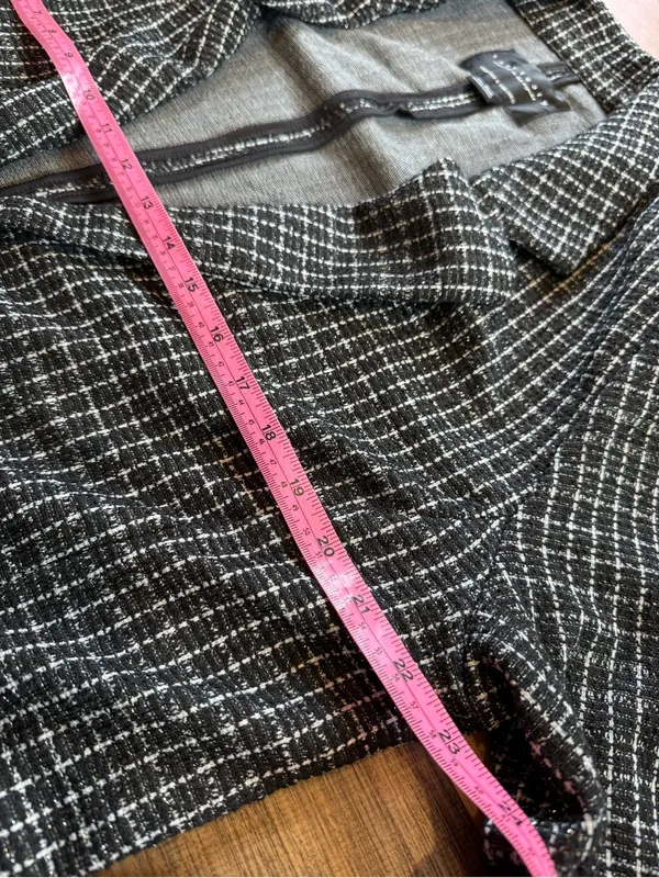 Sanctuary Black, White and Silver Tweed Blazer - Image 7