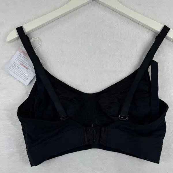 Simple Wishes Nursing and Pumping‎ Bra Black Full Cup Size Medium 11640 - Image 6