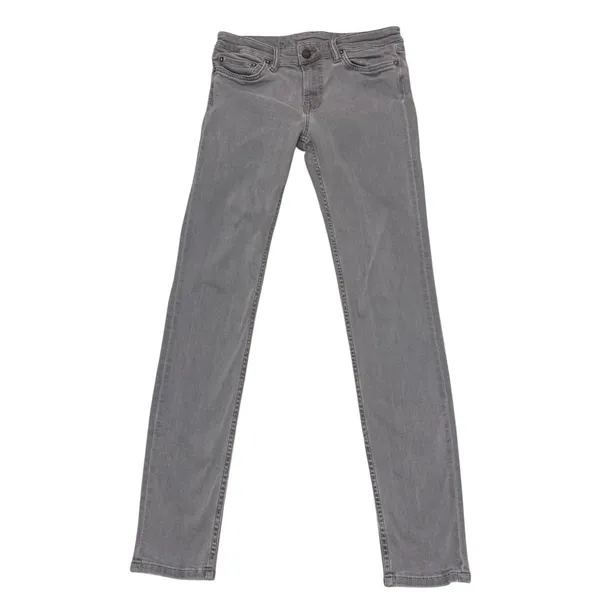 All Saints Mast Fit Gray Denim Skinny Jeans Pants 28 - Image 3