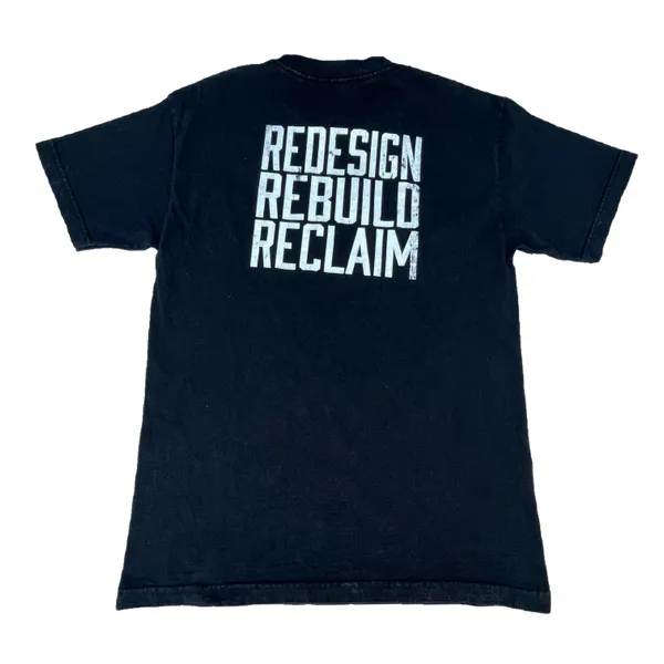 WWE Seth Rollins Redesign Rebuild Reclaim Black Graphic T-shirt - Image 2