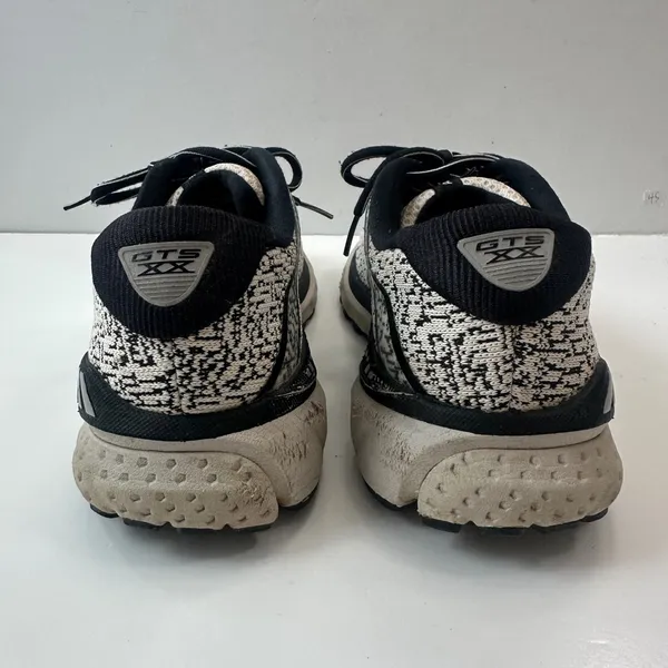 Brooks Adrenaline GTS 20 Running Shoes Cushioned Sneakers Black White Womens 9.5 - Image 5