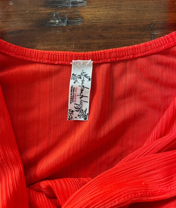 Free People Red Twist Top - Image 3