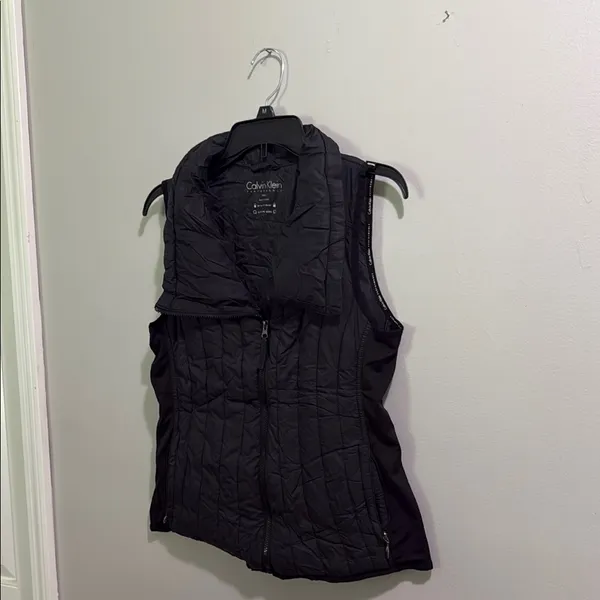 Calvin Klein Black Puffer Vest - Image 2