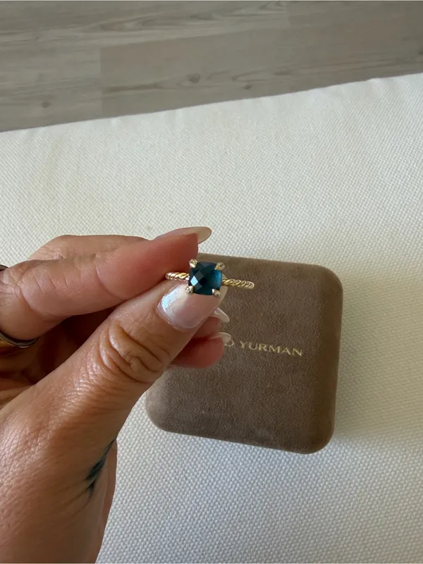 David Yurman CHATELAINE® RING in Blue Topaz - Image 5