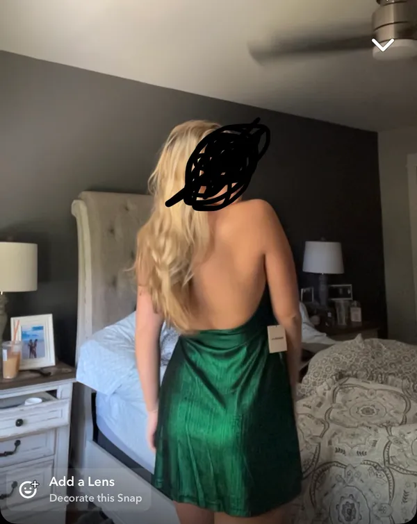 Revolve Green Dress - Image 2