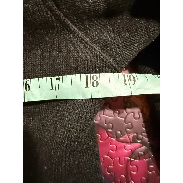 Patagonia Inkling Embroidered Quarter Zip‎ Fleece Pullover Black Women's Size M - Image 7