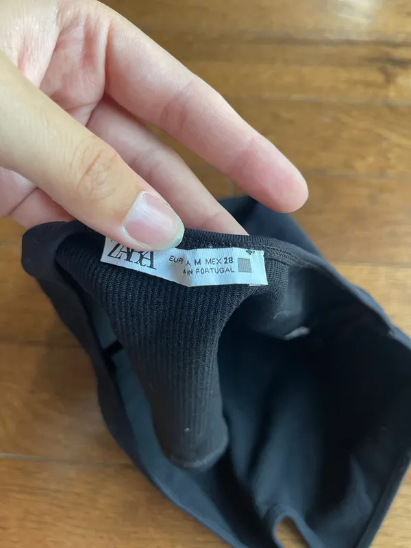 ZARA Black Halter Top - Image 2