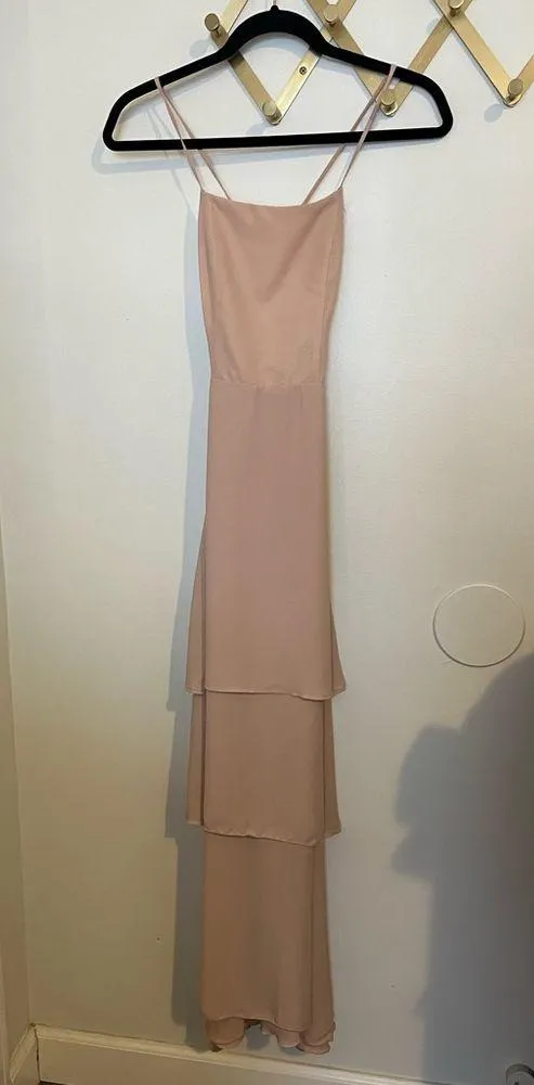 Show Me Your MuMu Calypso Tiered Maxi Dress Small - Image 4