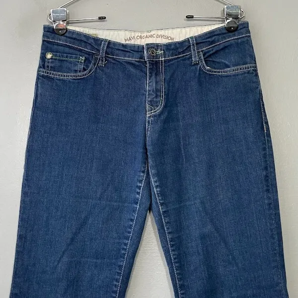 Mavi Molly Womens Size 31 32 Organic Cotton Denim Boot Cut Blue Jeans Festival - Image 3