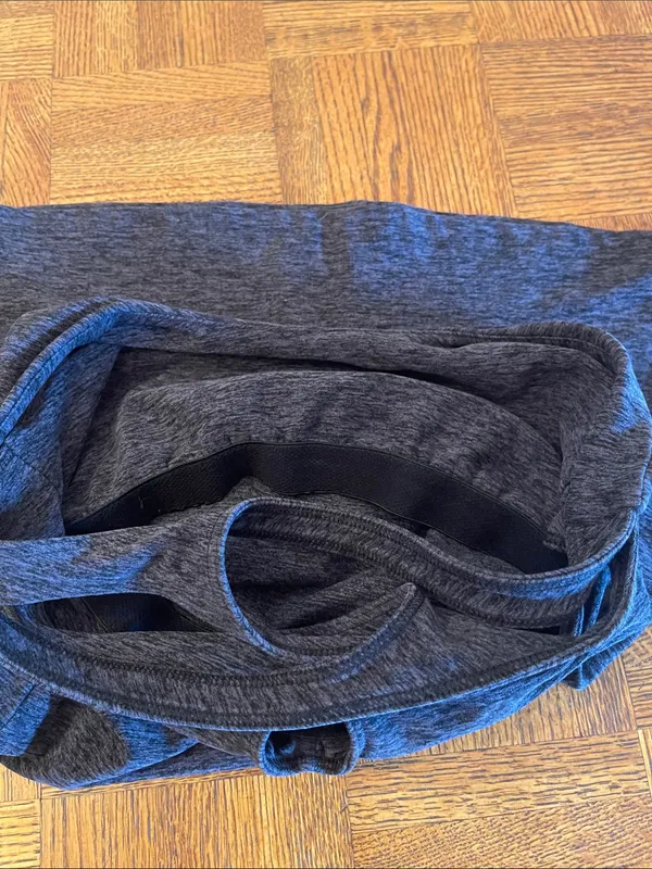 Beyond Yoga HEATHERED gray black tank XS - Image 4