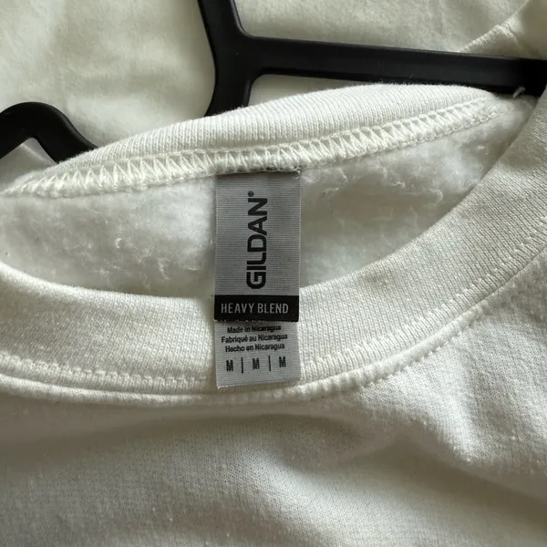 Gildan White Auburn Crewneck Sweatshirt - Image 3