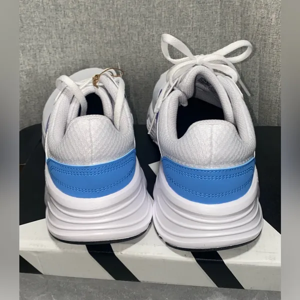 Adidas Galaxy 6 M White and Blue Athletic Sneakers - Image 5