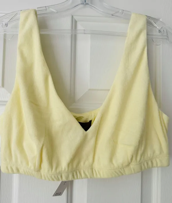 Anthropologie Sunday in Brooklyn Terrycloth Joggers & Bra Set, Size L - Image 11