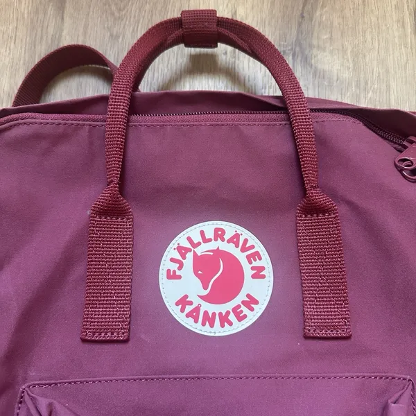 Fjallraven Kanken Backpack Bag In Ox‎ Red Unisex - Image 3