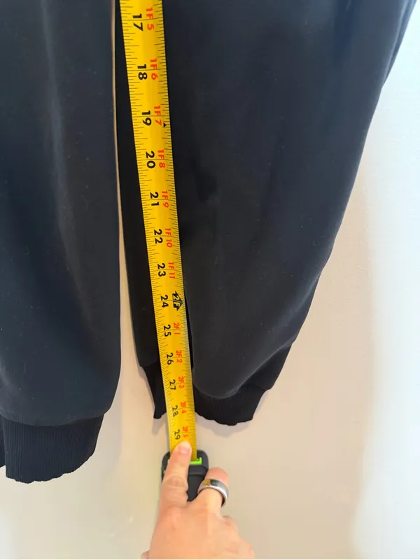 Lululemon On The Fly Jogger Black Size 6 Luxtreme Drawstring Travel Pants Lounge - Image 8