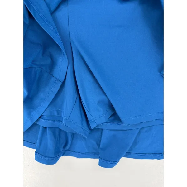 J. Jill Fit Supreme Stretch‎ Skort Women Medium Blue Flounce Hem Athletic NEW - Image 4