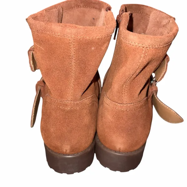 Steve Madden Alick Suede Moto Boots 8 - Image 4