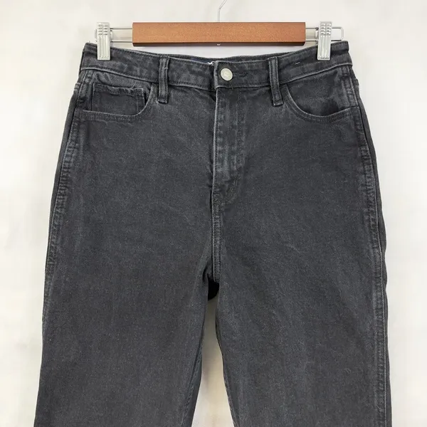 Hollister Mom Jeans Womens 27 Ultra High Rise Black Street 90s Retro Go See‎ - Image 3