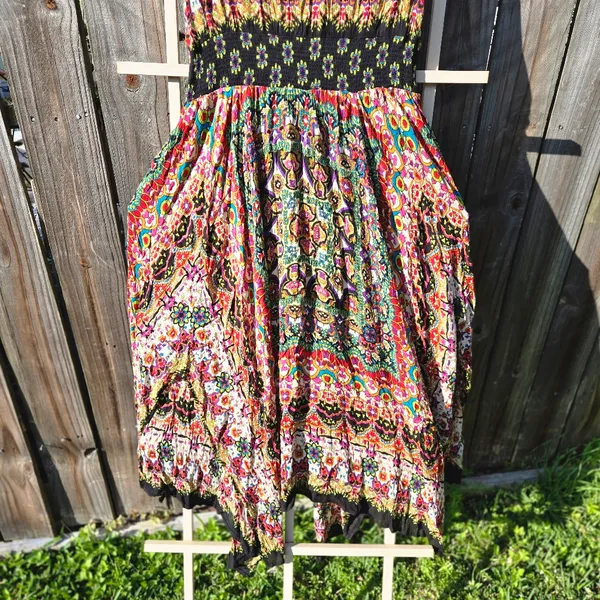 Bila Bohemian Handkerchief Dress XL - Image 11