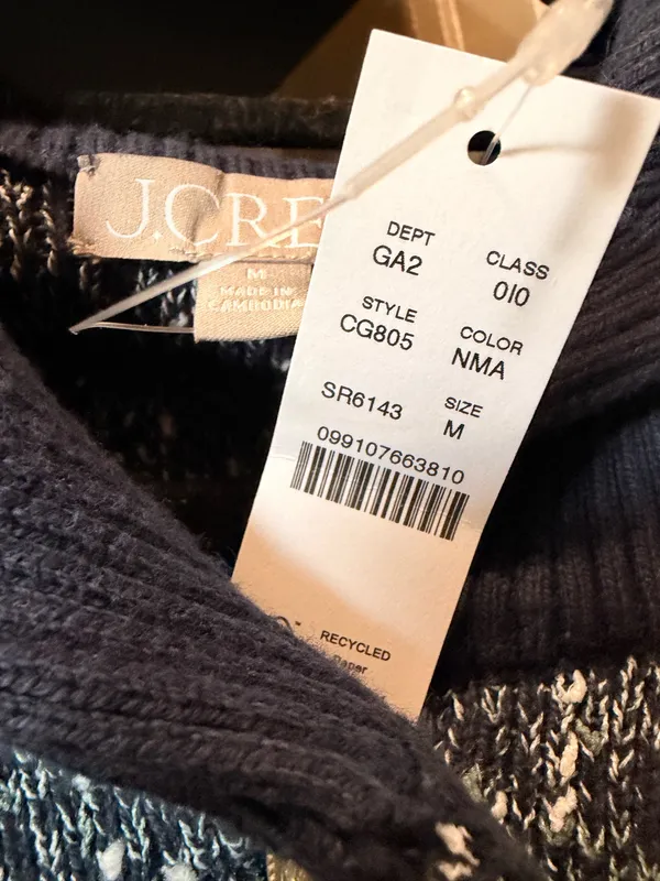 J. Crew Sailor Collar Cardigan - Image 5