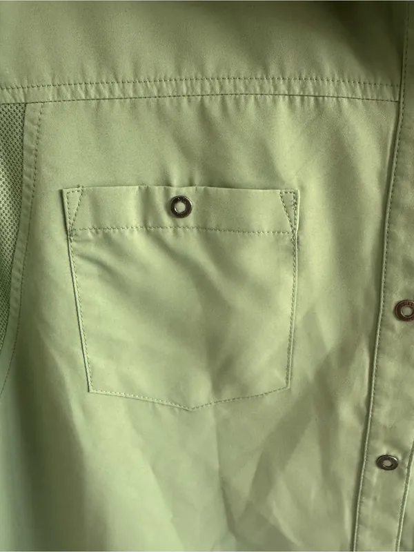 5.11 Tactical Short Sleeve Button Up Shirt‎ XL Green Vented Performance - Image 5