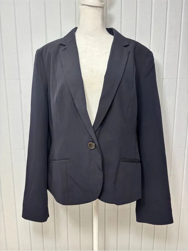 Worthington Women's‎ Navy Single-Button Blazer Size XL NEW - Image 3