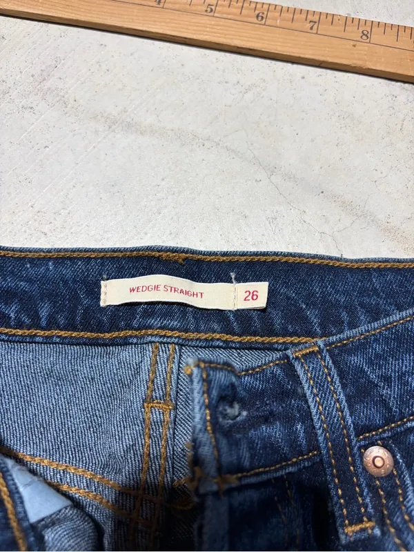Levi Strauss Levi’s premium denim wedgie straight 26 - Image 3