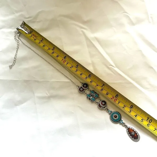 Avon enameled south western style Y necklace - Image 6