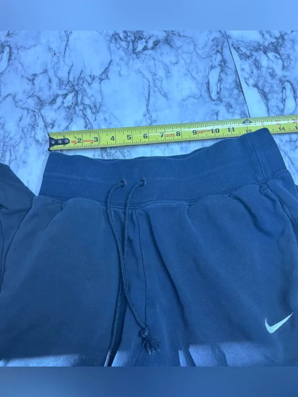 Nike Black Jogger Sweatpants joggers fit White Swoosh size small loungewear - Image 6