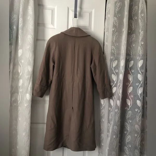 Vintage John Weitz Women Trench Over Coat 100% wool sz 10P minor flaw - Image 11