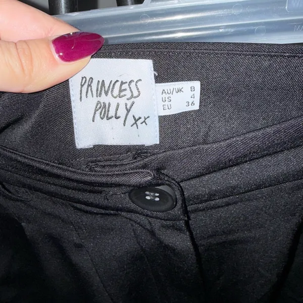 Princess Polly Elegant Black Trousers - Image 2