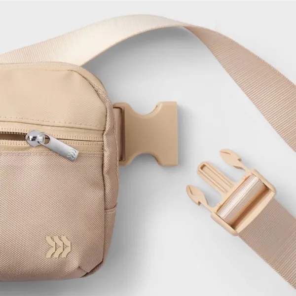 All‎ In Motion Cream Belt Fanny Pack Adjustable Strap - Image 7