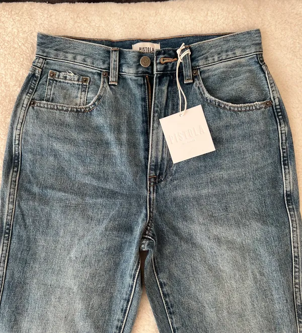 Pistola Eden High Rise Mom Jean- New - Image 6