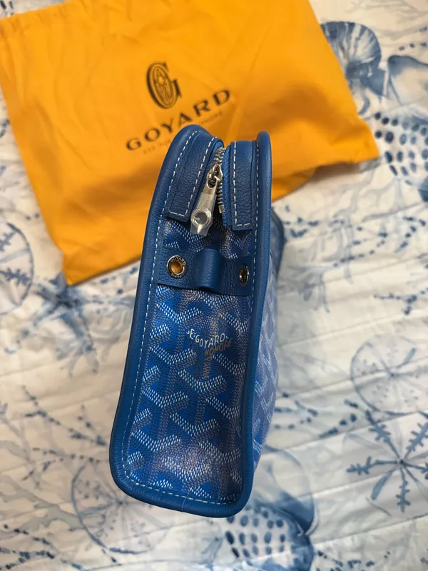    Bleu Monogram Clutch Pouch  - Image 2