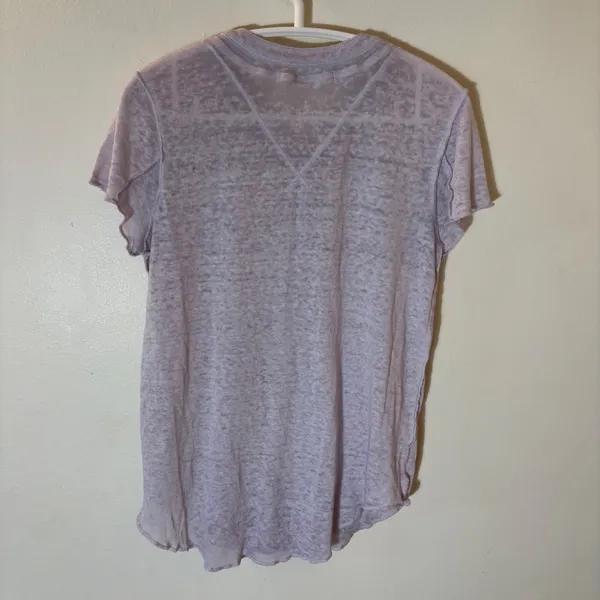 Free People We The Free Henley Top Women Medium Lavender Purple - Image 7