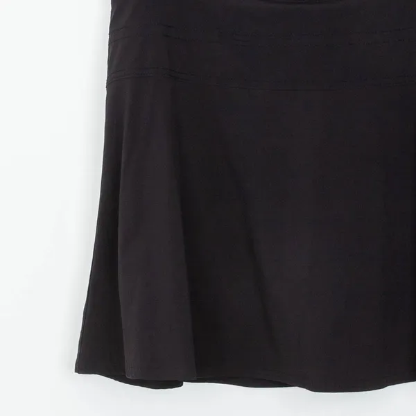 Athleta Womens‎ Athletic Skort Size 12 Black Tennis Golf Pickleball Athleisure - Image 3