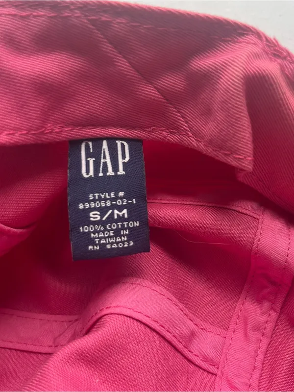 GAP Pink LOVE Embellished Rhinestone Bling Adjustable Baseball Cap - Women - Image 3