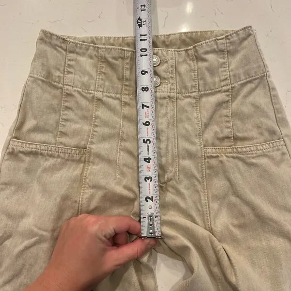 Free People Midnight City Wide Leg Jean in Neutral Size 24 - Image 9