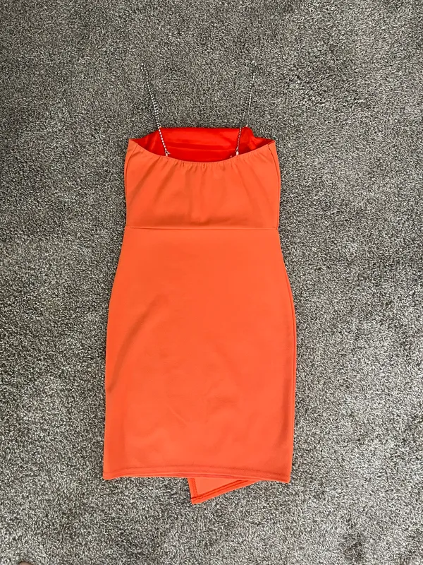 Boohoo Night Rhinestone Strap Dress - Image 2