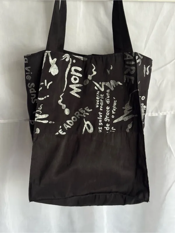 Reusable Tote Bag Silver - Image 2