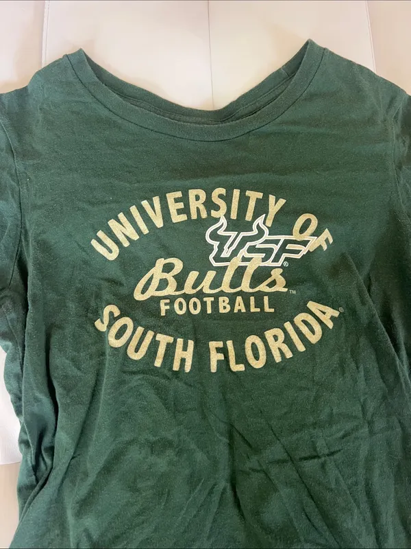 University of South Florida Green Short Sleeve Football Tee - Image 2