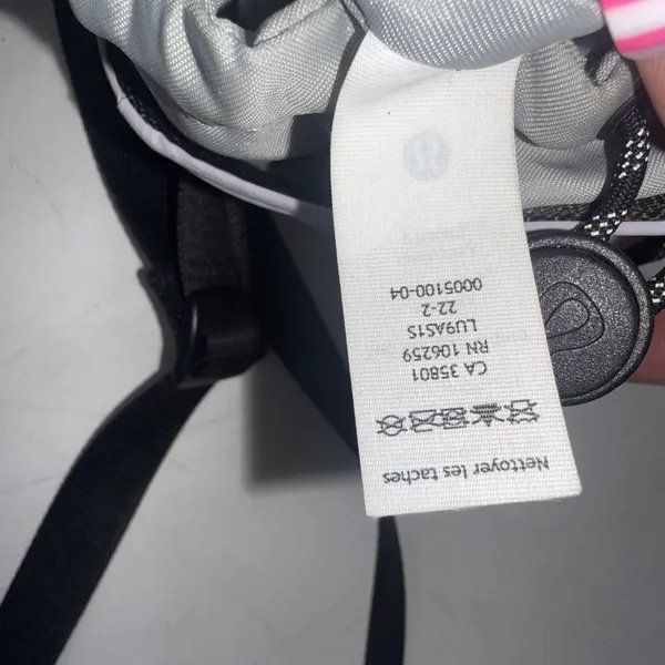 Lululemon Light Purple Crossbody Water Bottle Holder Carrier Purse Tote Bag - Image 12