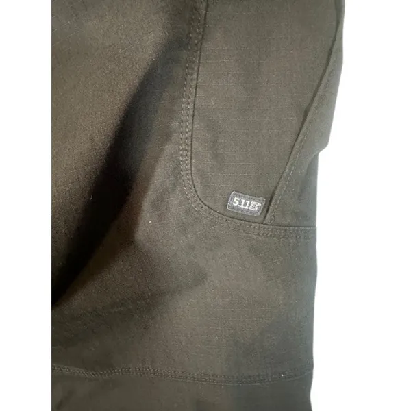 5.11 Tactical Women’s Black Cargo Work Pants Durable Cotton Blend Size 8 - Image 10