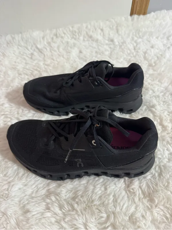 On Running Cloudstratus Black Women's Running Sneakers Size 9 - Image 15