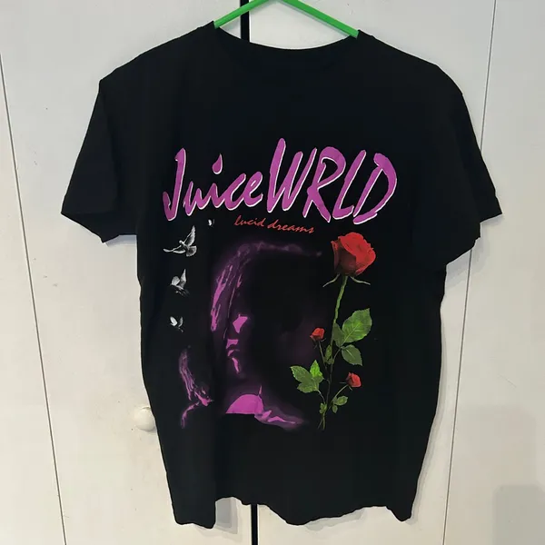 Juice WRLD Black Graphic T - Image 3