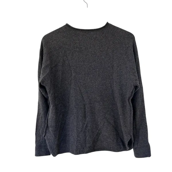 Rossopuro Gray Wool Cashmere Sweater Sz S - Image 5