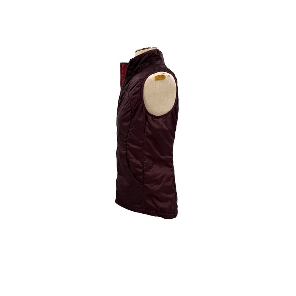 Lululemon Layer Up Reversible Vest‎ Burgundy Red Insulated Full Zip Size 6 - Image 4