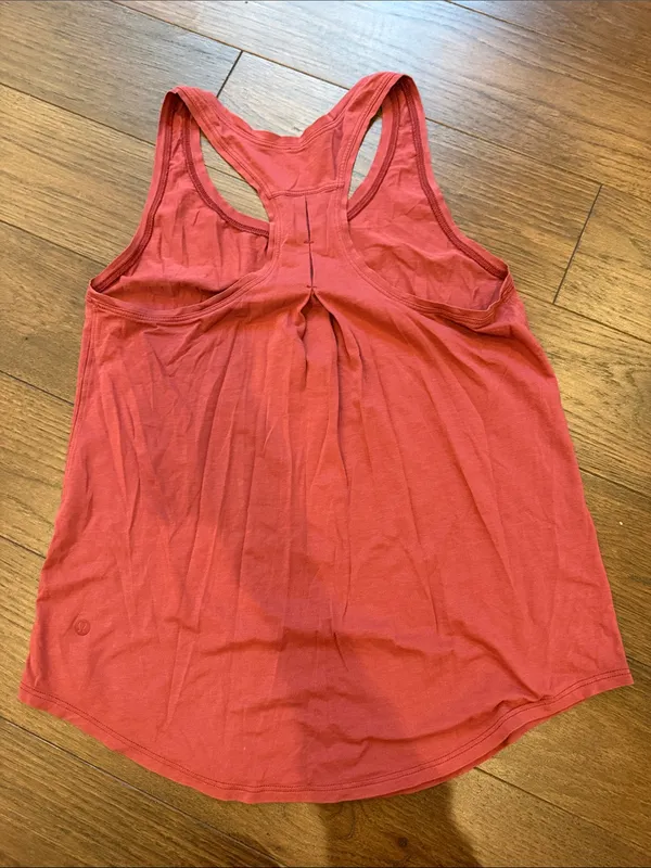 Lululemon Maroon Racerback Tank Top Size 4? - C72-043 - Image 3