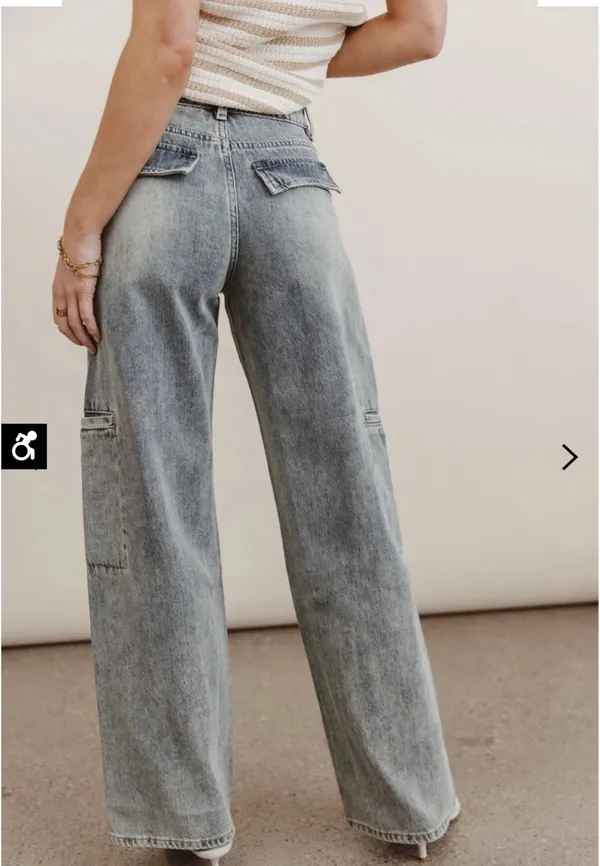 ZARA Wide-Leg Jeans - Image 2